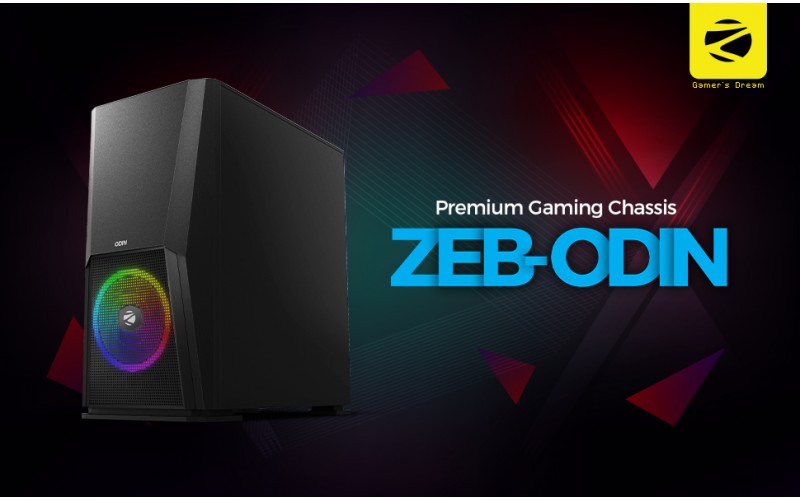ZEBRONICS GAMING CABINET ODIN WITHOUT SMPS
