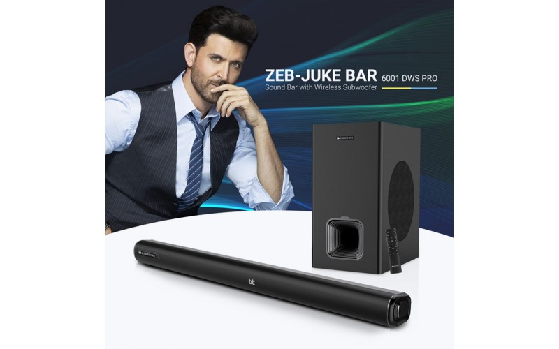 ZEBRONICS COMPUTER MULTIMEDAI SPEAKER JUKE BAR 6001 DWS PRO