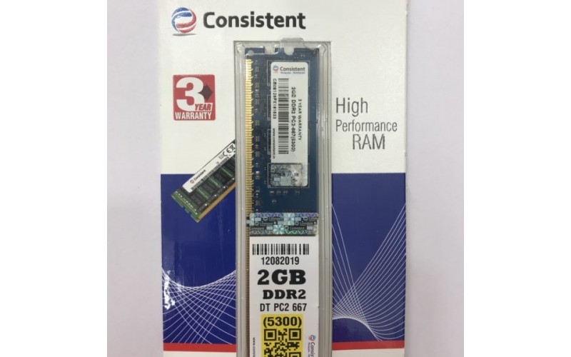 CONSISTENT RAM 2GB DDR2 DESKTOP