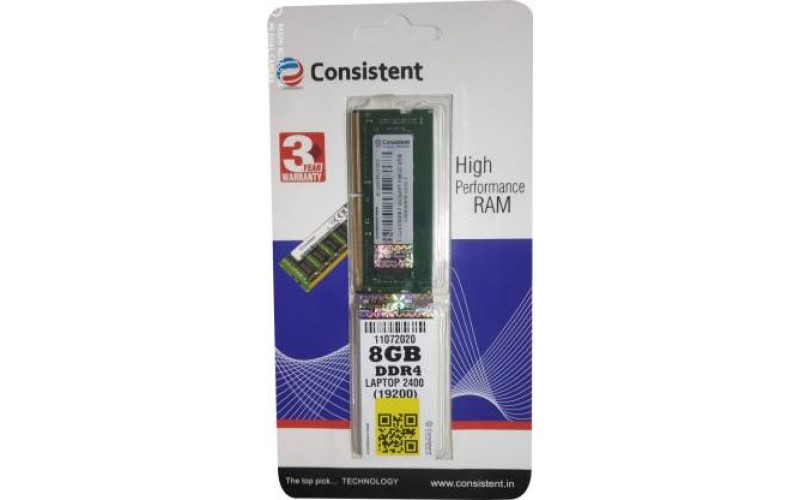 CONSISTENT RAM 8GB DDR4 LAPTOP