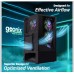 GEONIX GAMING CABINET BLACK TORII X20 4RGB FAN