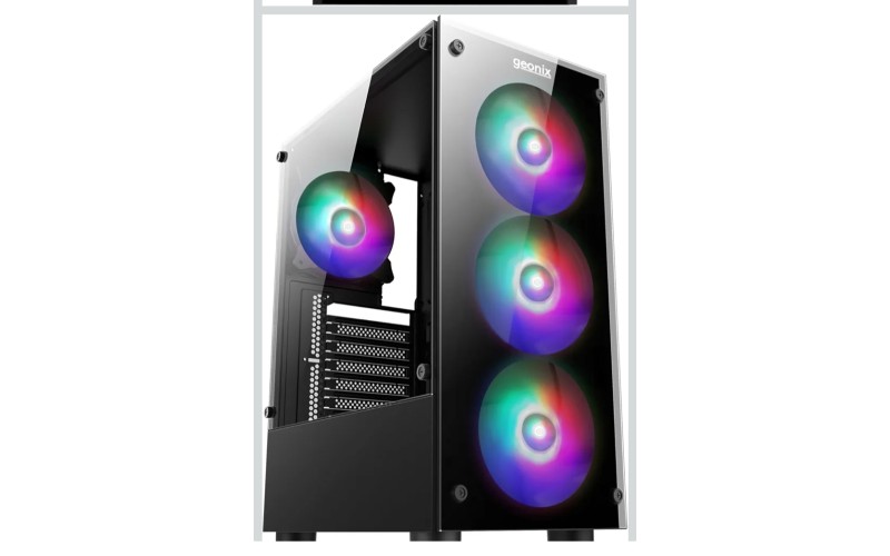 GEONIX GAMING CABINET BLACK TORII X20 4RGB FAN