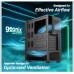 GEONIX GAMING CABINET BLACK X10 BLACK RGB FAN