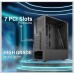 GEONIX GAMING CABINET BLACK X10 BLACK RGB FAN