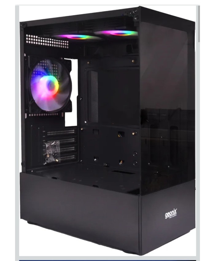 GEONIX GAMING CABINET BLACK TORII X30 3RGB FAN