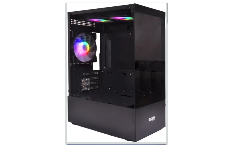 GEONIX GAMING CABINET BLACK TORII X30 3RGB FAN