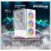 GEONIX GAMING CABINET BLACK TORII X20 4RGB FAN WHITE