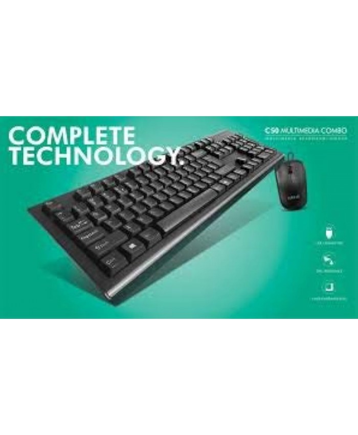 KEYBOARD MOUSE WIRED USB COMBO C50