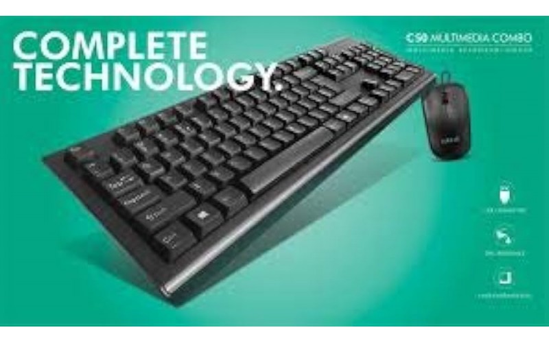 KEYBOARD MOUSE WIRED USB COMBO C50