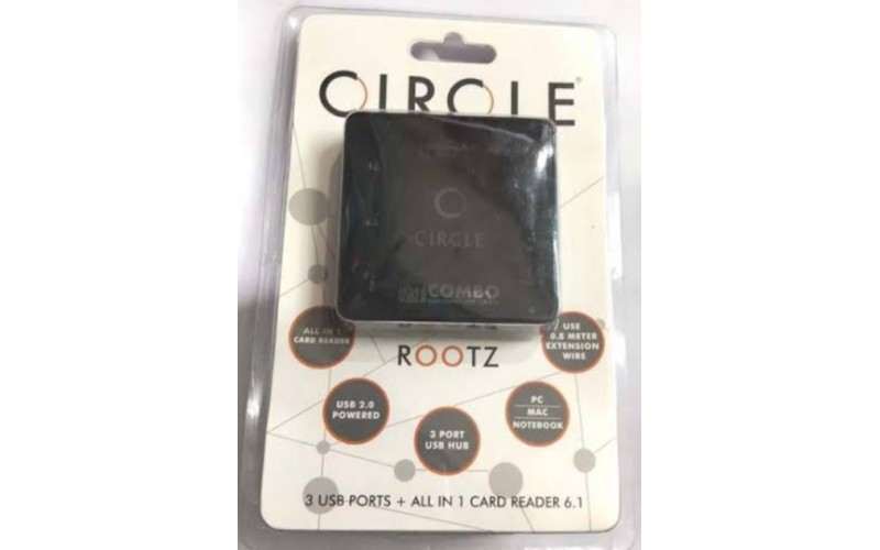 CIRCLE USB HUB 4 PORT ROOTZ