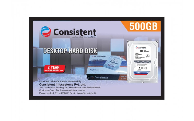 CONSISTENT PULLOUT HARD DISK 500 GB