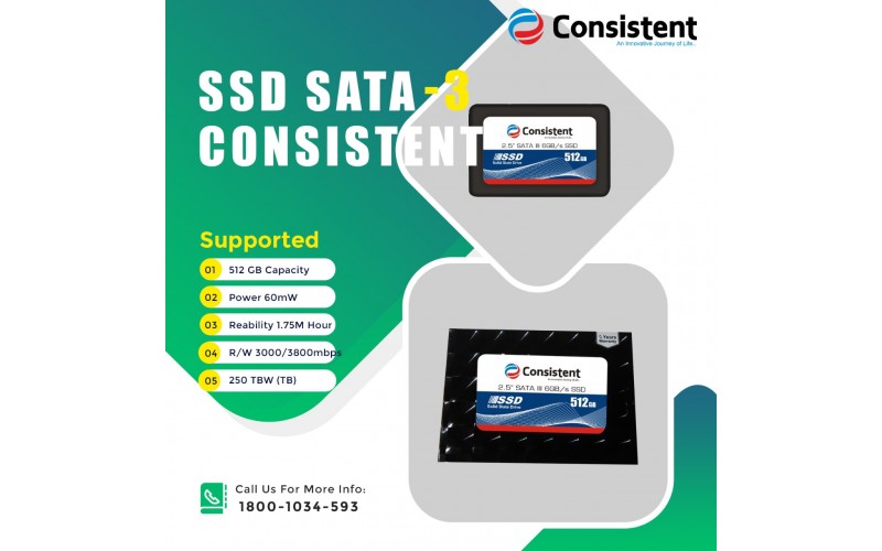 CONSISTENT SSD 512GB SATA DESKTOP 