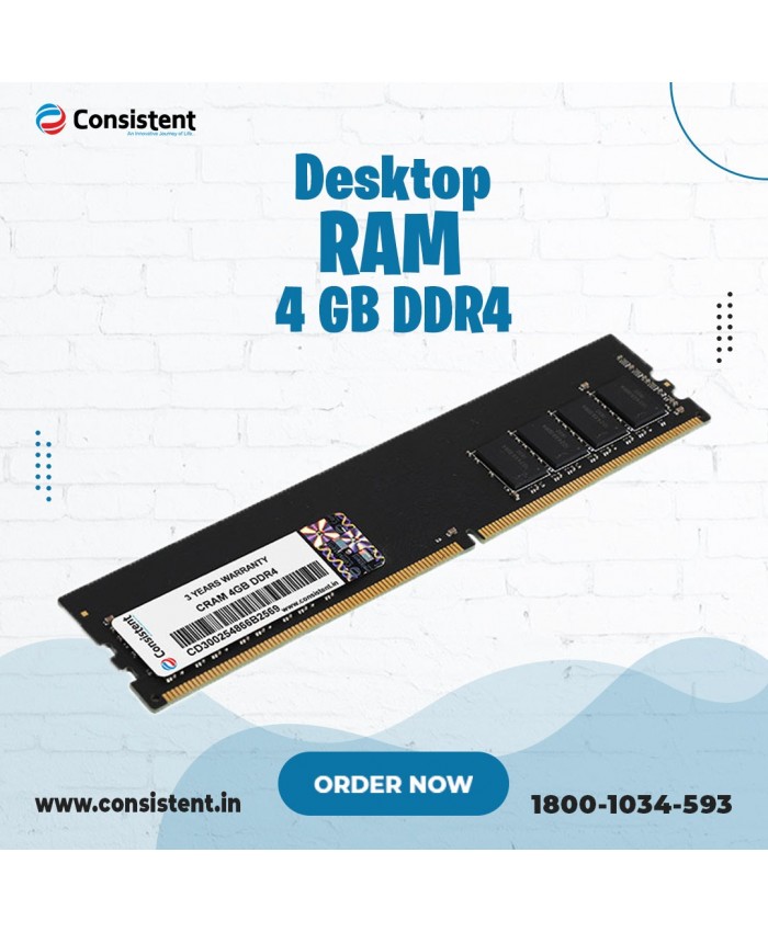 CONSISTENT RAM 4GB DDR4 DESKTOP