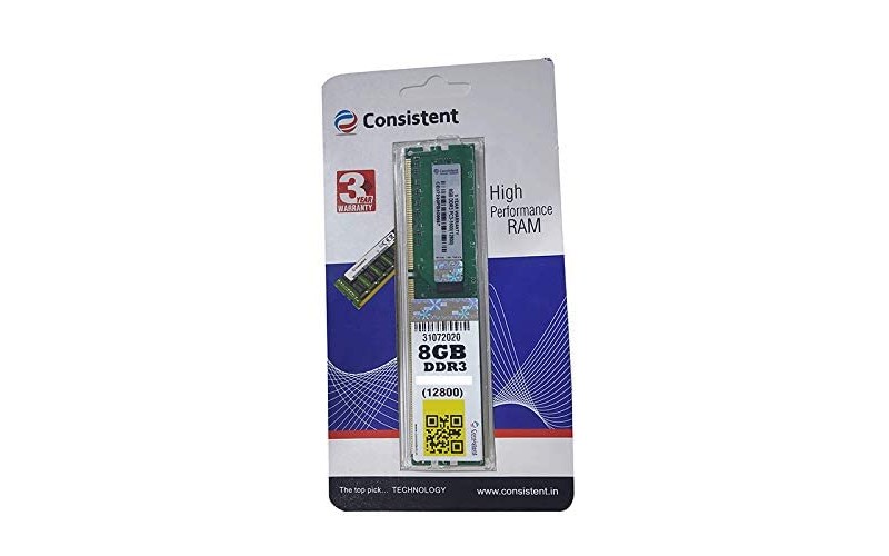 CONSISTENT RAM DDR3-8GB DESKTOP