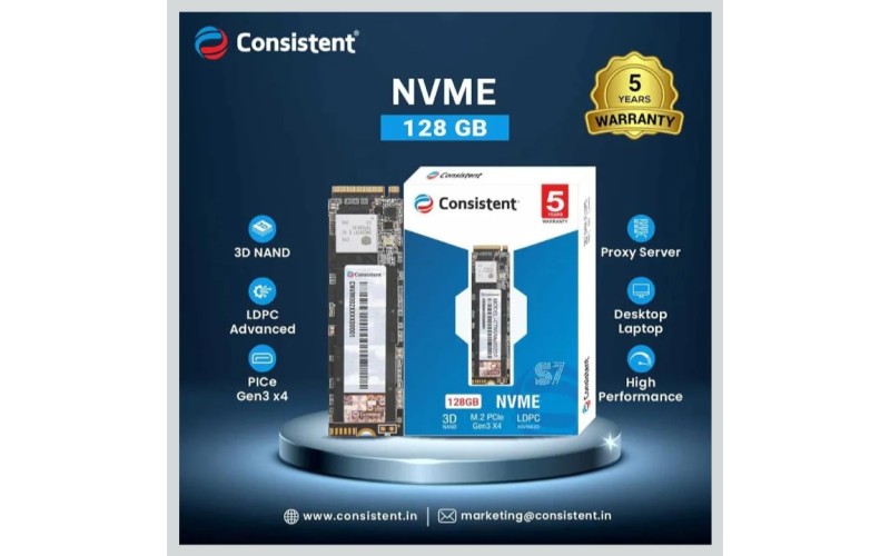 CONSISTENT SSD 128GB NVME