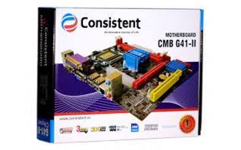 CONSISTENT MOTHER BOARD G41 DDR 2