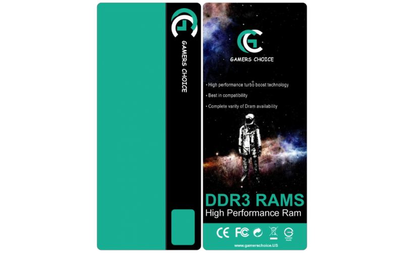 GAMER'S CHOICE RAM DDR 3  8GB