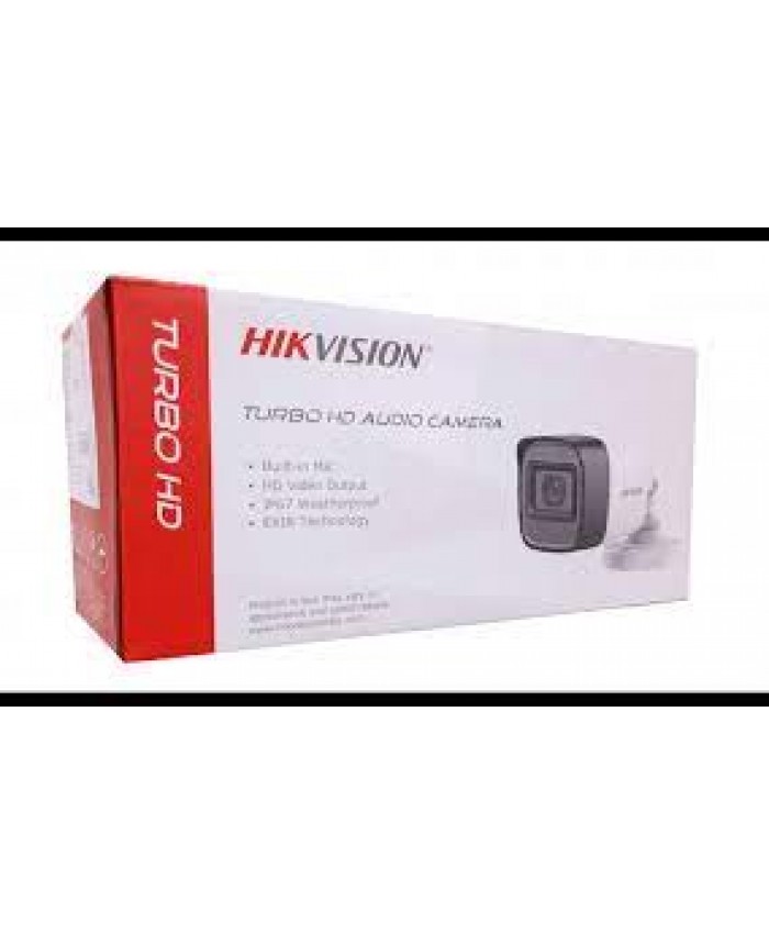 HIKVISION BULLET 2MP (16D0TITPFS) 3.6MM BUILT IN MIC
