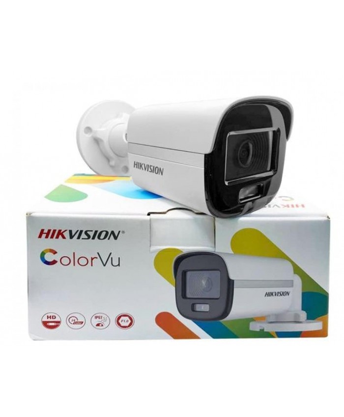 HIKVISION BULLET 2MP WDR NIGHT COLOUR (2CE10DF3T) 3.6MM BUILT IN MIC