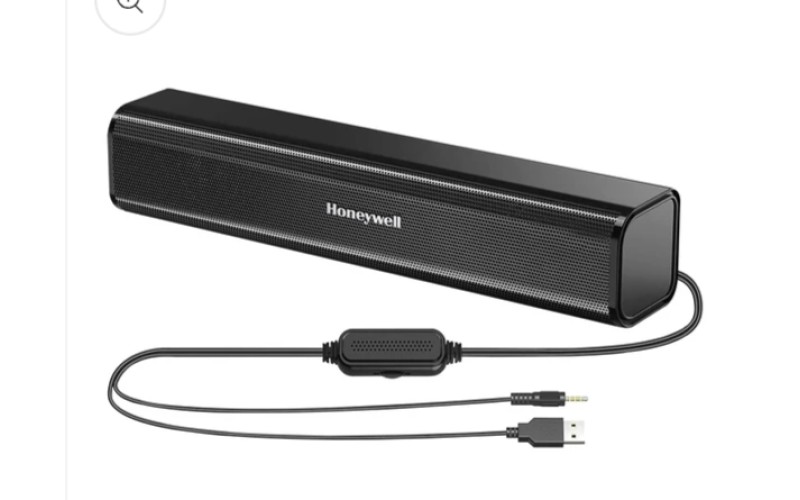HONEYWELL PORTABLE WIRED SOUNDBAR SPEAKER MOXIE V500