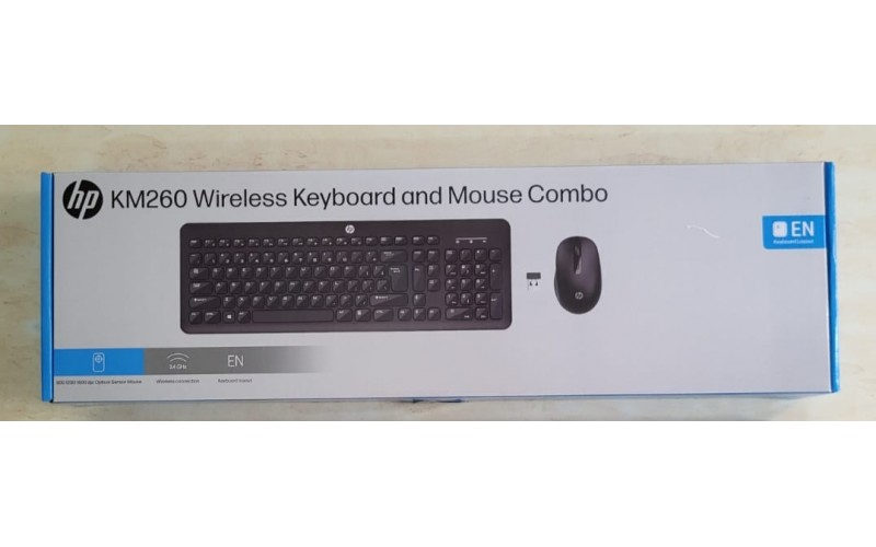 HP KEYBOARD MOUSE COMBO WIRELESS KM260