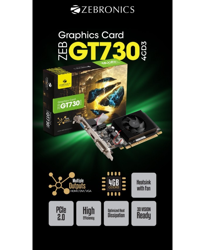 ZEBRONICS GRAPHIC CARD 4GB