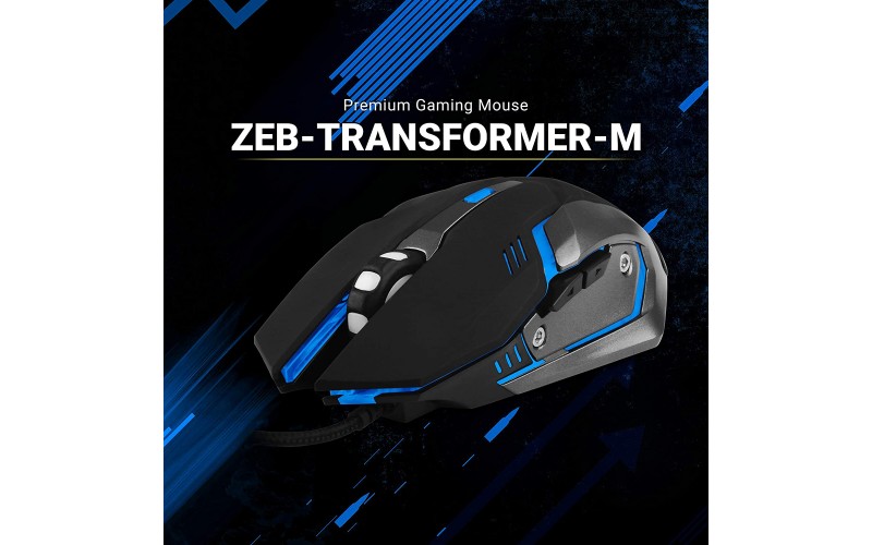 ZEBRONICS GAMING MOUSE TRANSFORMER