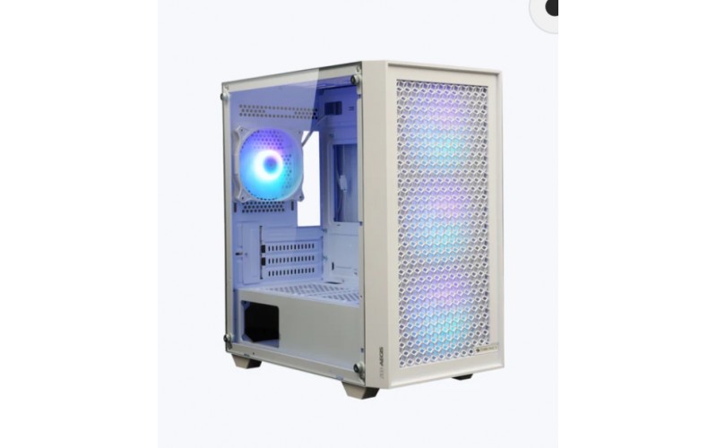 ZEBRONICS GAMING CABINET AEGIS WHITE