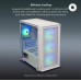ZEBRONICS GAMING CABINET AEGIS WHITE