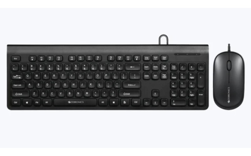 ZEBRONICS KEYBOARD MOUSE USB MULTIMEDIA COMBO JUDWA 880