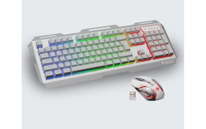 ZEBRONICS KEYBOARD MOUSE COMBO TRANSFORMER 3 WHITE