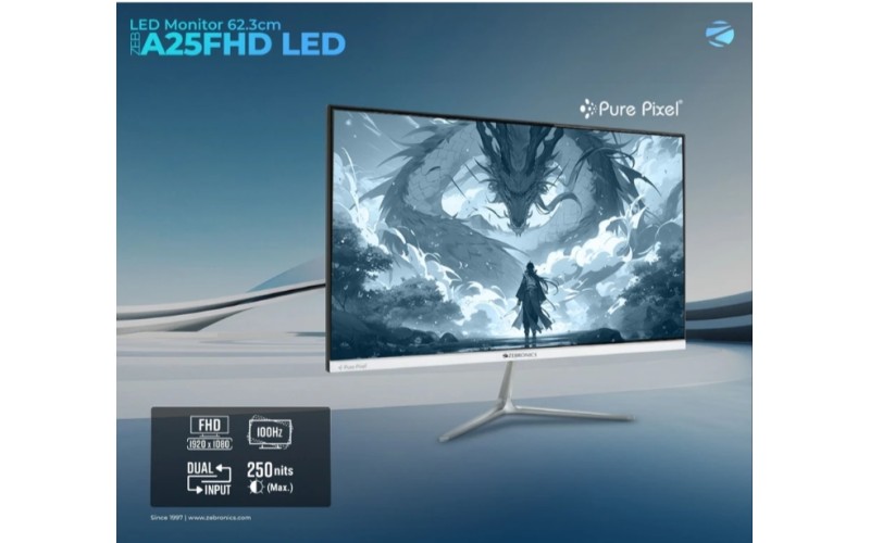 ZEBRONICS LED 24.5" A25FHD  100HZ