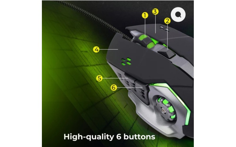 ZEBRONICS GAMING MOUSE TRANSFORMER 2 RGB