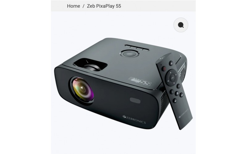 ZEBRONICS LED PROJECTOR PIXAPLAY 55