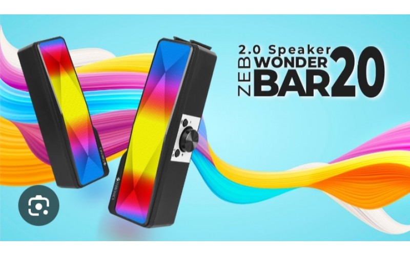 ZEBRONICS COMPUTER MULTIMEDIA SPEAKER 2.0 WONDER WAR 20