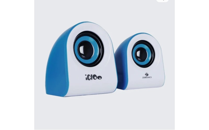 ZEBRONICS COMPUTER MULTIMEDIA SPEAKER 2.0 IGLOO BLUE