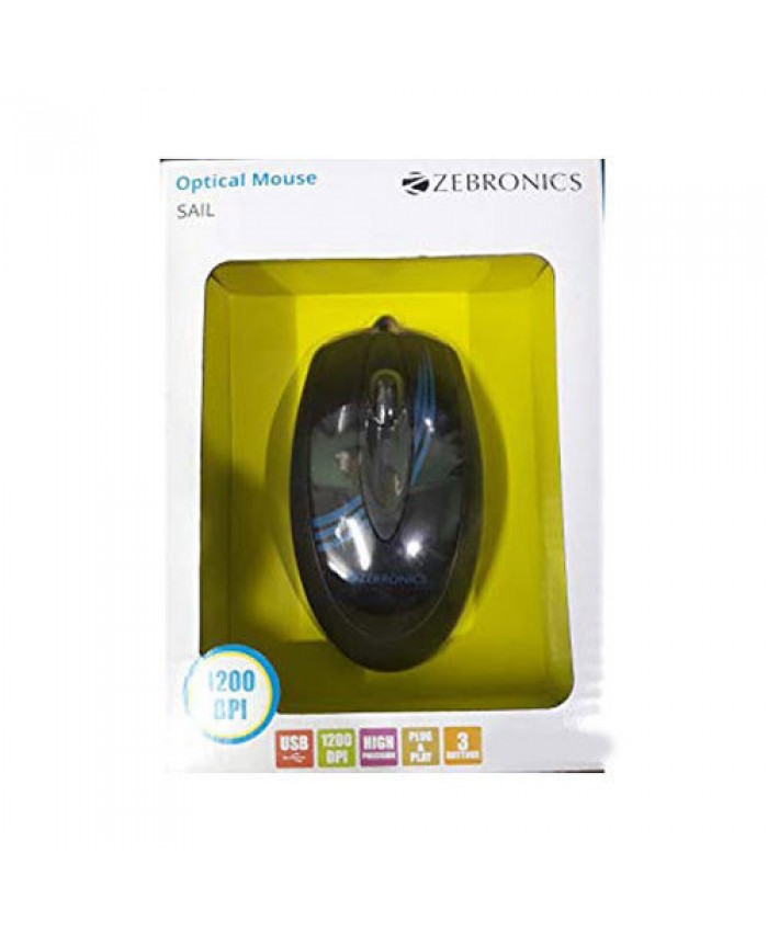 ZEBRONICS MOUSE OPTICAL SAIL