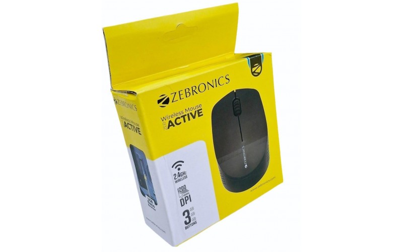 ZEBRONICS WIRELESS MOUSE ACTIVE 