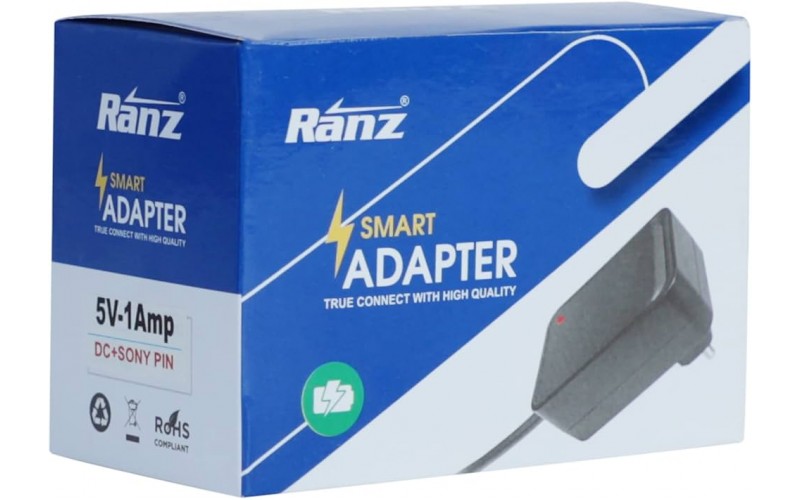 RANZ ADAPTOR 5V 1AMP DC SONI PIN