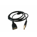 RANZ USB EXTENSION CABLE 1.5 MTR BLACK GOLD