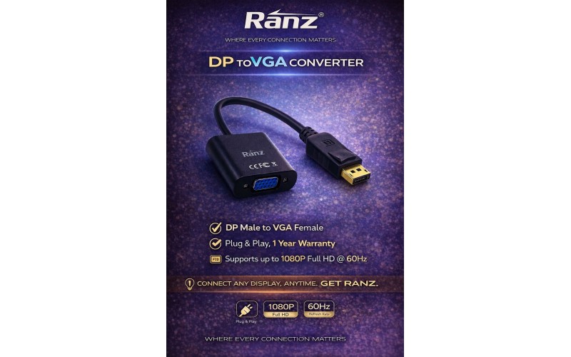 RANZ DP TO VGA CONVERTER
