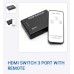 RANZ HDMI SWITCH 3 PORT WITH REMOTE