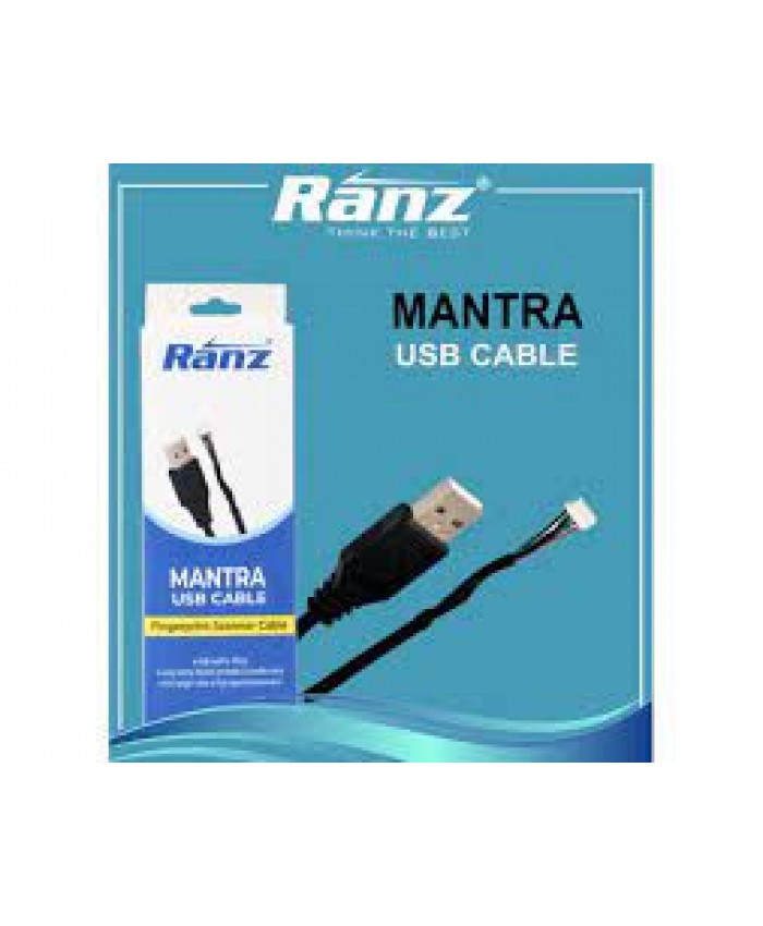 RANZ AADHAR USB CABLE FOR MANTRA DEVICE