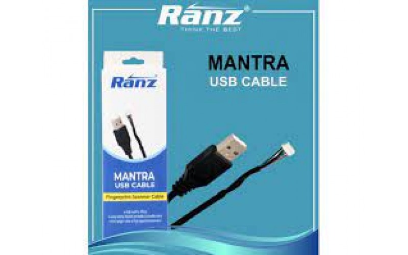 RANZ AADHAR USB CABLE FOR MANTRA DEVICE