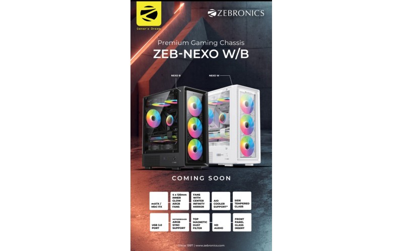 ZEBRONICS GAMING CABINET NEXO