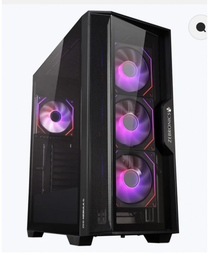 ZEBRONCS GAMING CABINET NEBULA A BLACK