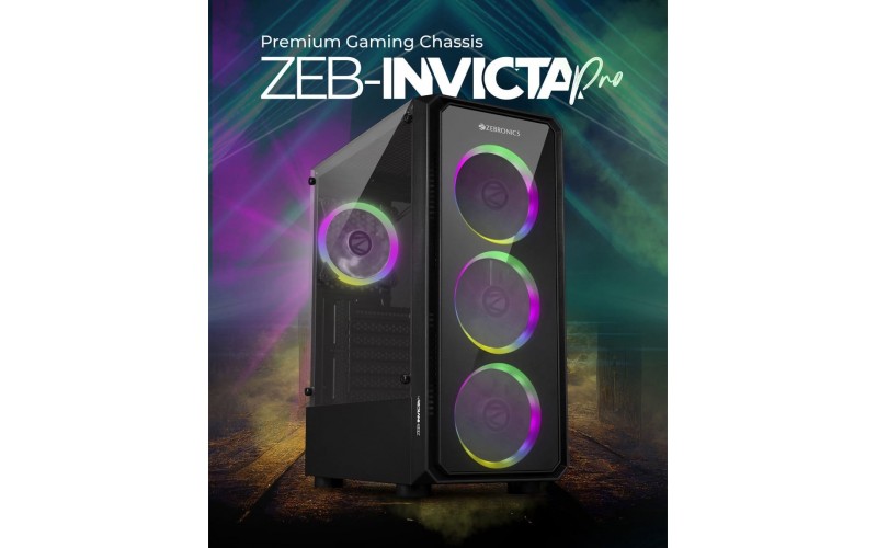 ZEBRONICS GAMING CABINET INVICTA PRO