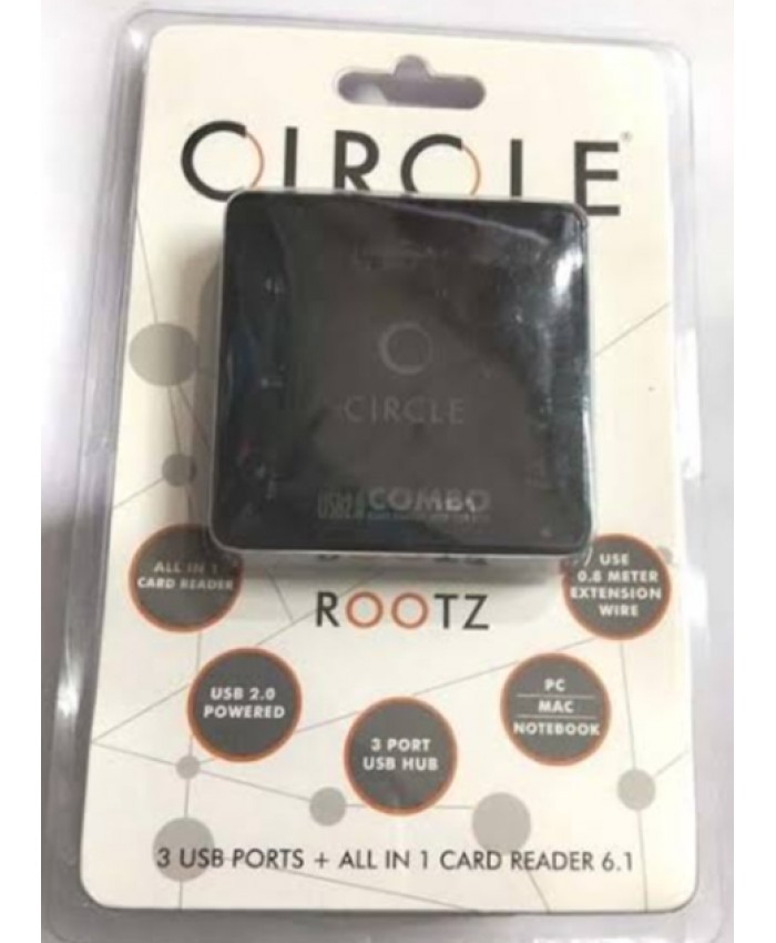 CIRCLE USB HUB 4 PORT ROOTZ