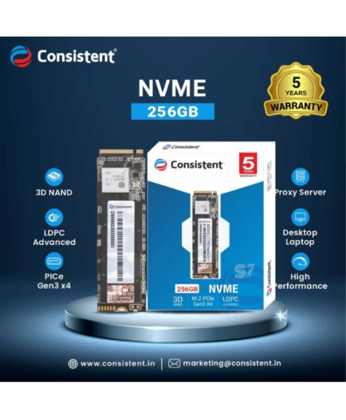 CONSISTENT SSD 256GB NVME