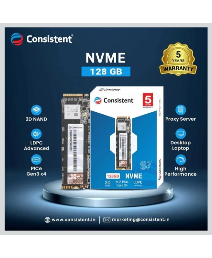 CONSISTENT SSD 128GB NVME